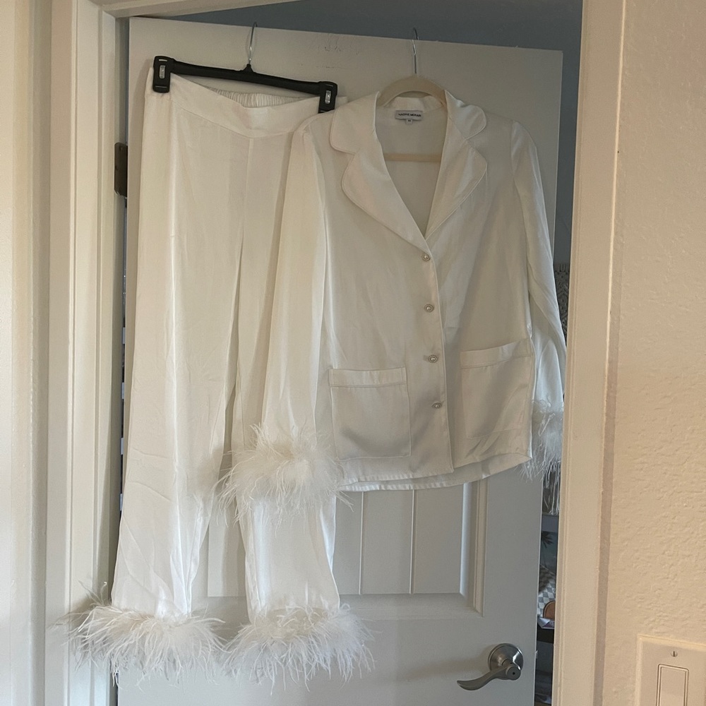 Nadine Merabi luxury pajama set